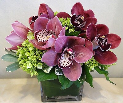 Orchids and Hydrangeas